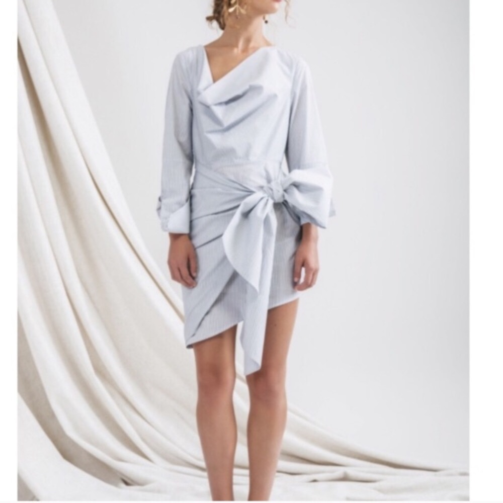 C/MEO Collective- Dress Stripe Bow-XS